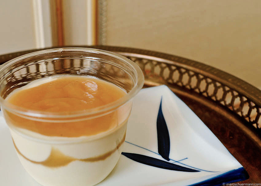 <h5>Mascarpone-Crème mit Apfelmus</h5>