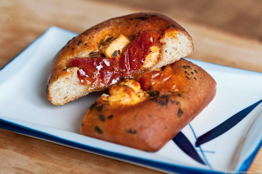 <h5>Butter-Brioche mit Feta</h5>