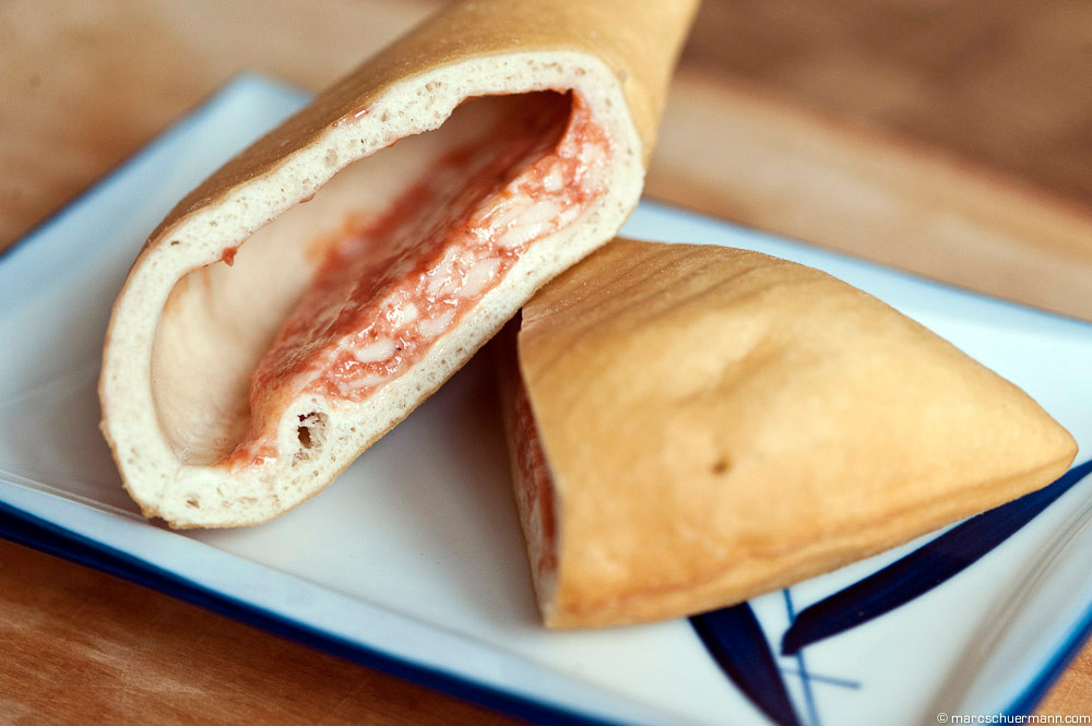 <h5>Panzerotto mit Tomate Morzarella</h5>